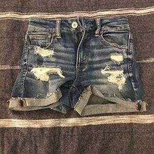 american eagle jean shorts